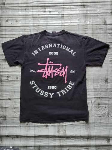 Stussy International Vintage Y2K Faded Black