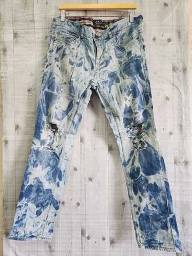 Distressed Denim - Acid Wash Distressed Japanese D