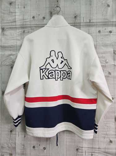 Vintage Kappa Track Top Big Logo Sweater 1980s