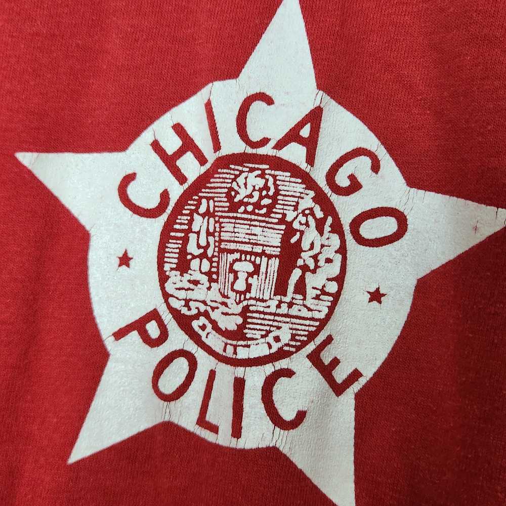 Vintage Chicago Police 1980s TShirt Single Stitch… - image 8