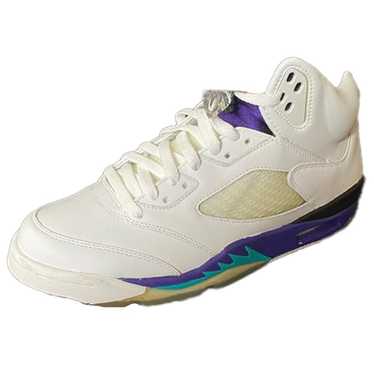 Jordan Air Jordan 5 leather high trainers - image 1