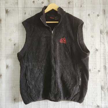 Marmot 90S Logo Fleece Windstopper Vest Vintage good