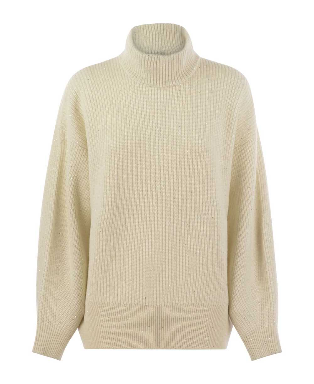 Brunello Cucinelli Wool And Cashmere Rib Sweater … - image 1