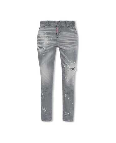 Distressed Cropped Jeans Dsquared2