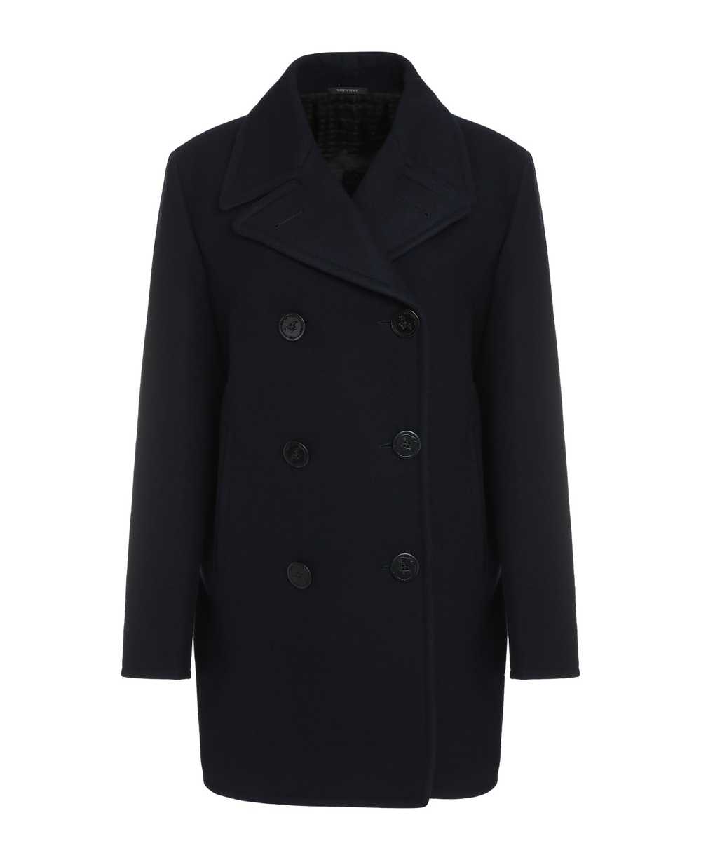 Prada Double-breasted Wool Coat - image 1