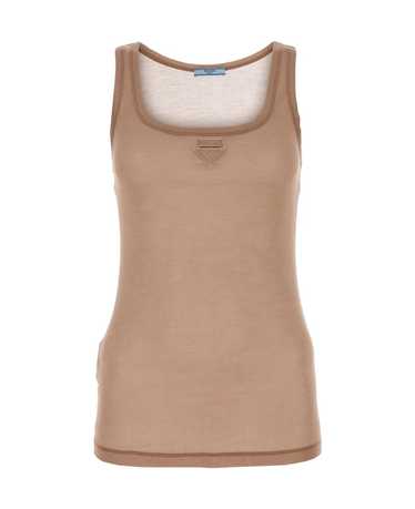 Prada Powder Pink Silk Tank Top