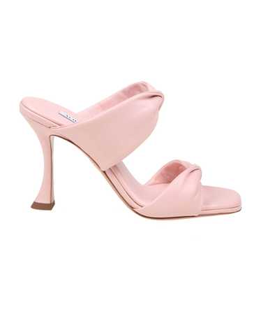 AQUAZZURA Twist 95 Sandal In Pink Leather