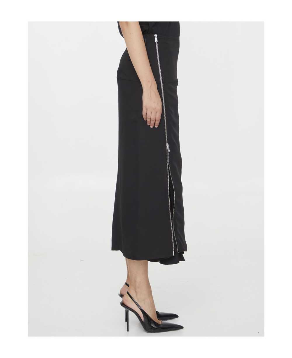 Jil Sander Zipped Midi Skirt - image 3