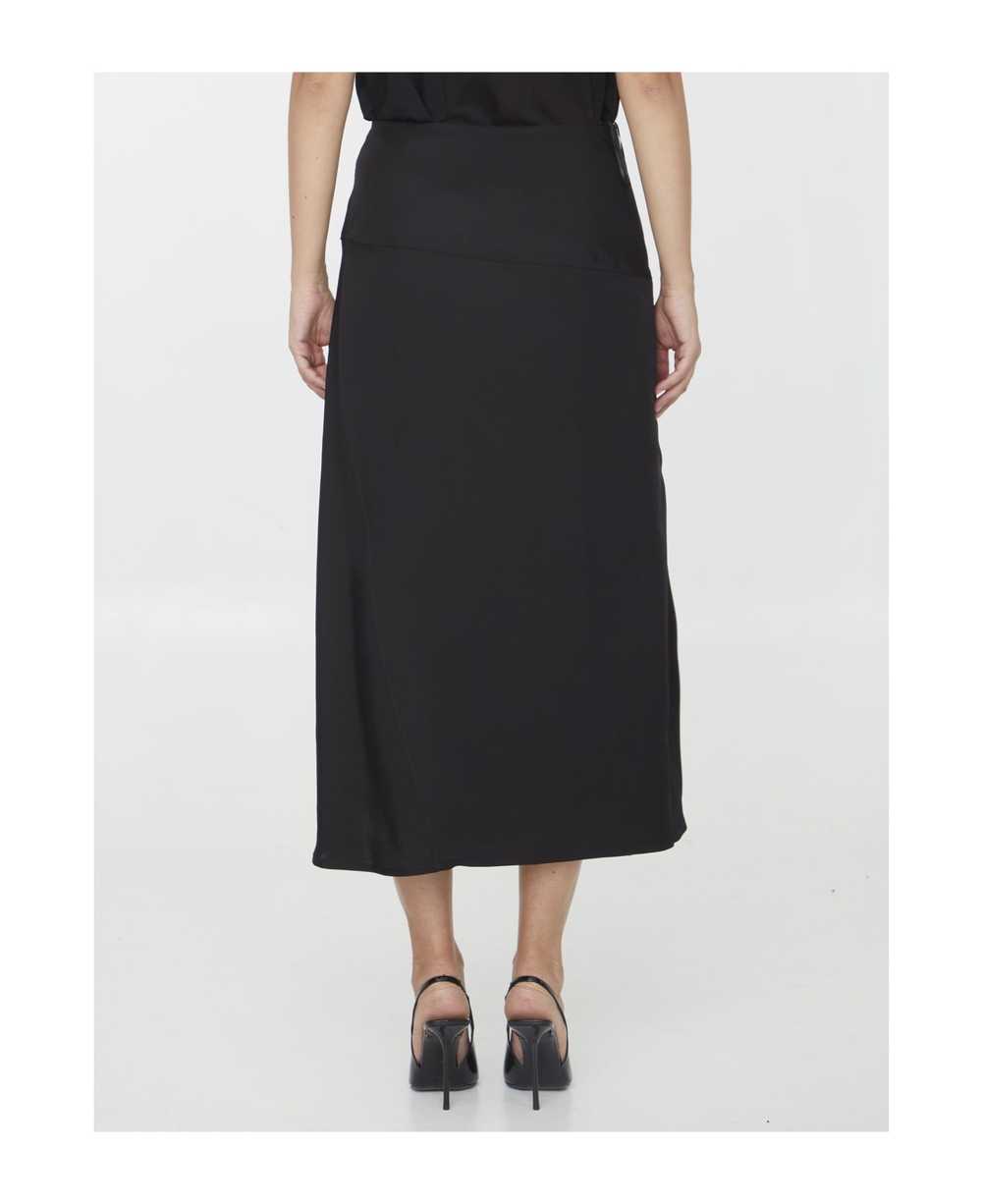 Jil Sander Zipped Midi Skirt - image 4