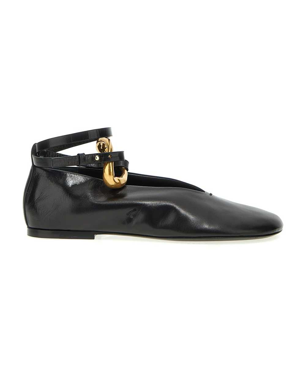 Jil Sander Leather Ballet Flats - image 1