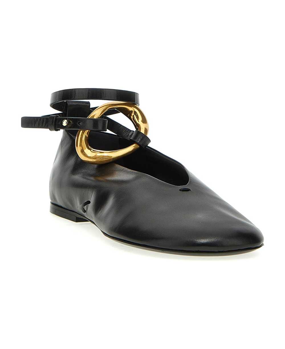 Jil Sander Leather Ballet Flats - image 2