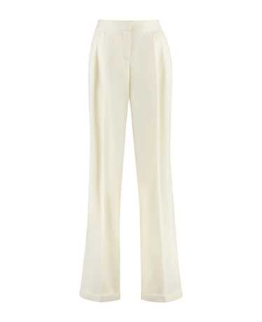 Alexander McQueen Wool Wide-leg Trousers