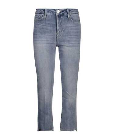 FRAME Le Crop Mini Boot Step Fray Jeans - image 1