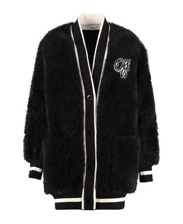 Off-White Faux Fur Cardigan