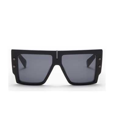 Balmain B-grand - Matte Black / Black Rhodium Sung