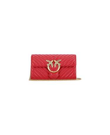 PINKO Love One Chevron Wallet