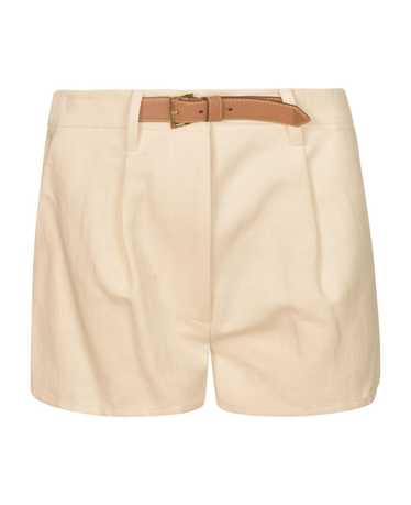 Prada Belted Cropped Shorts