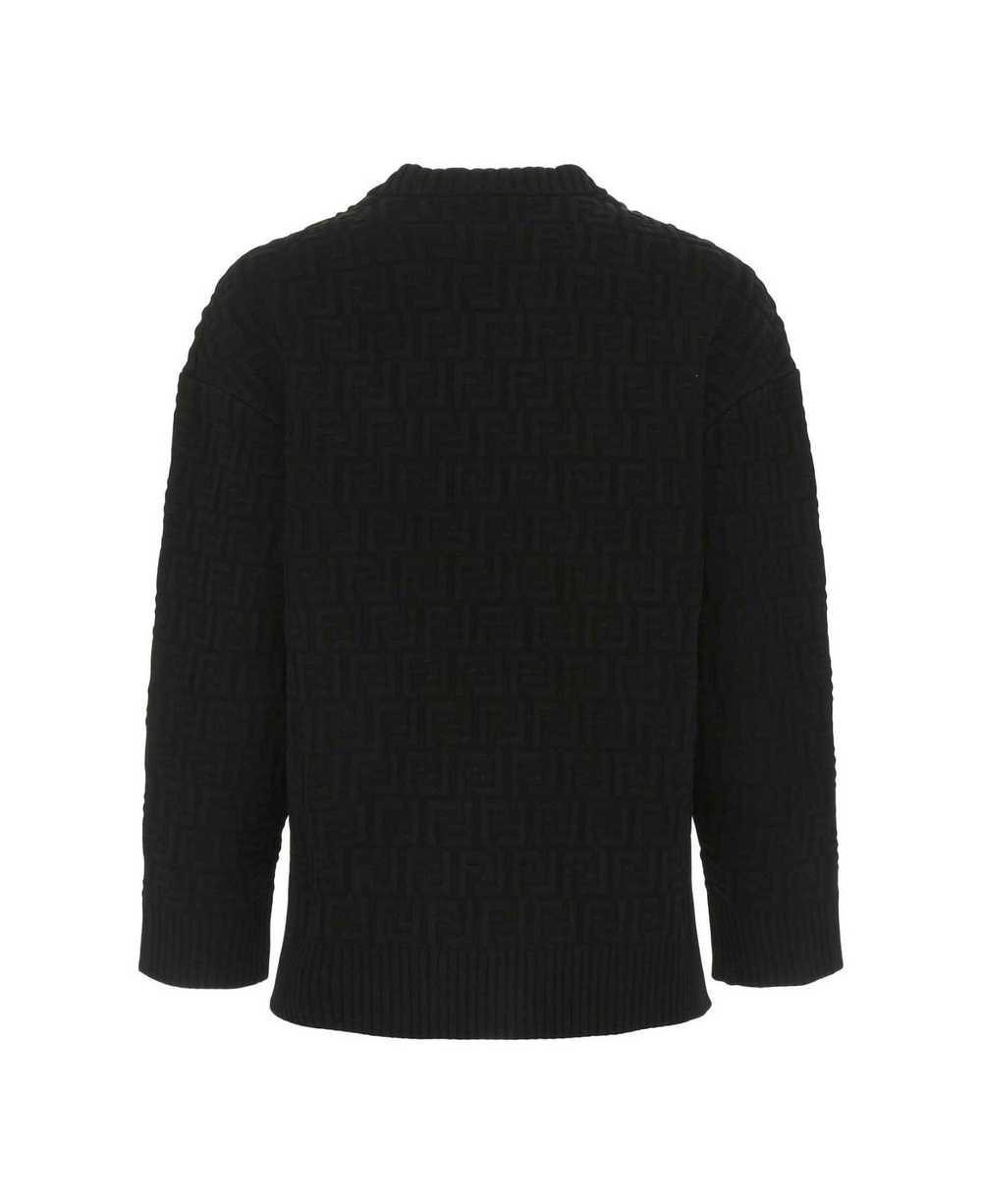 FENDI Monogram Embossed Knit Jumper - image 2