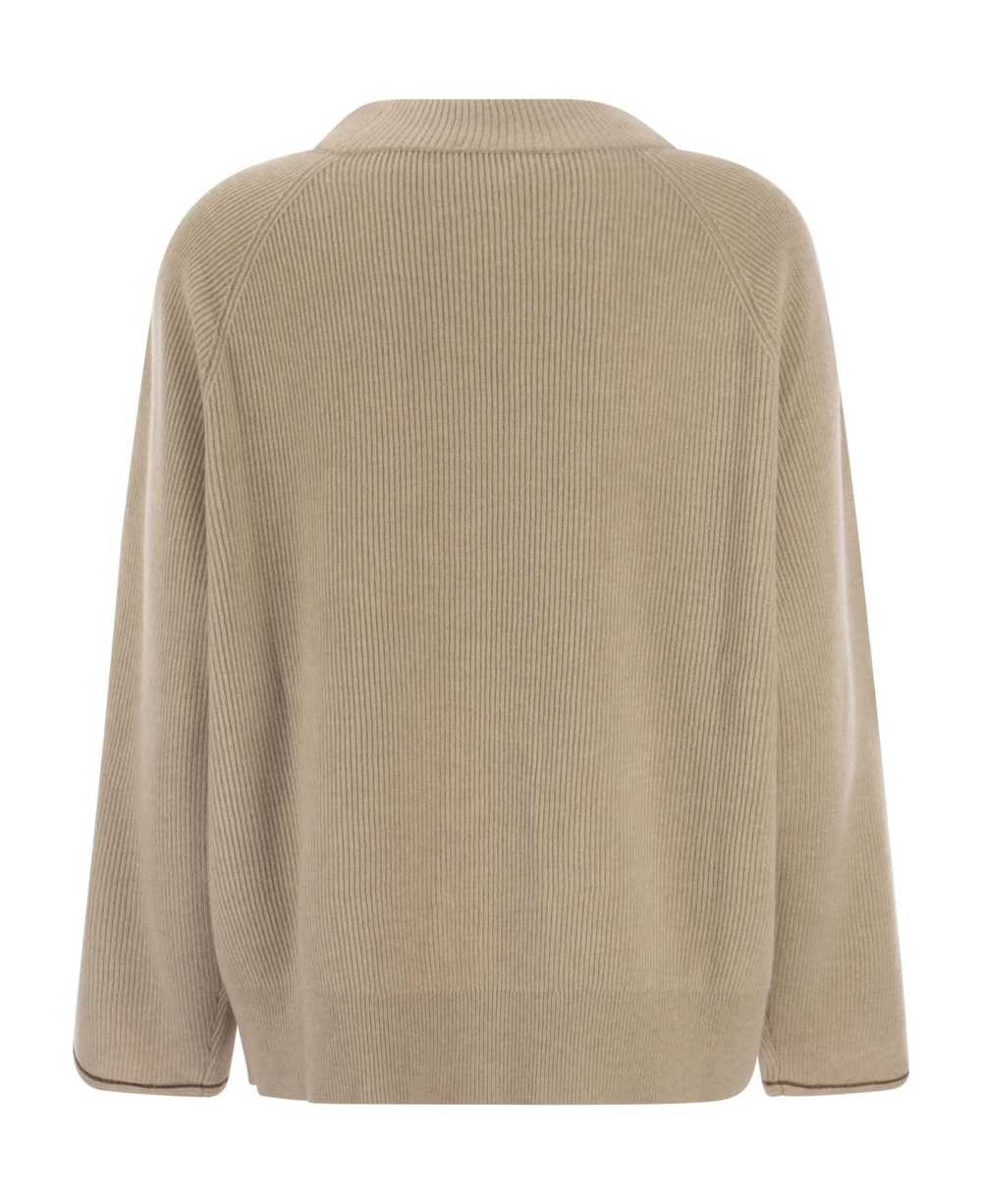 Brunello Cucinelli Cashmere Sweater With Monile - image 2