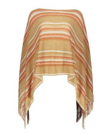 Missoni Fringed Knit Poncho