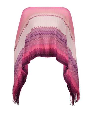 Missoni Fringed Knit Poncho