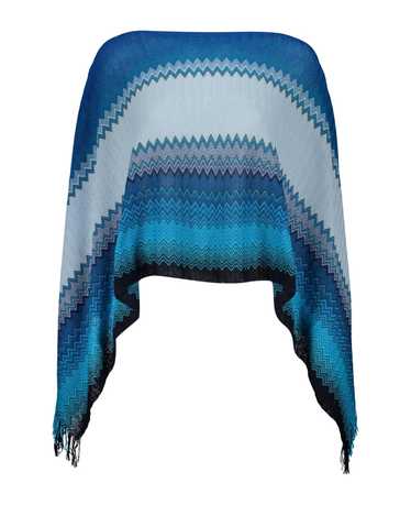 Missoni Fringed Knit Poncho