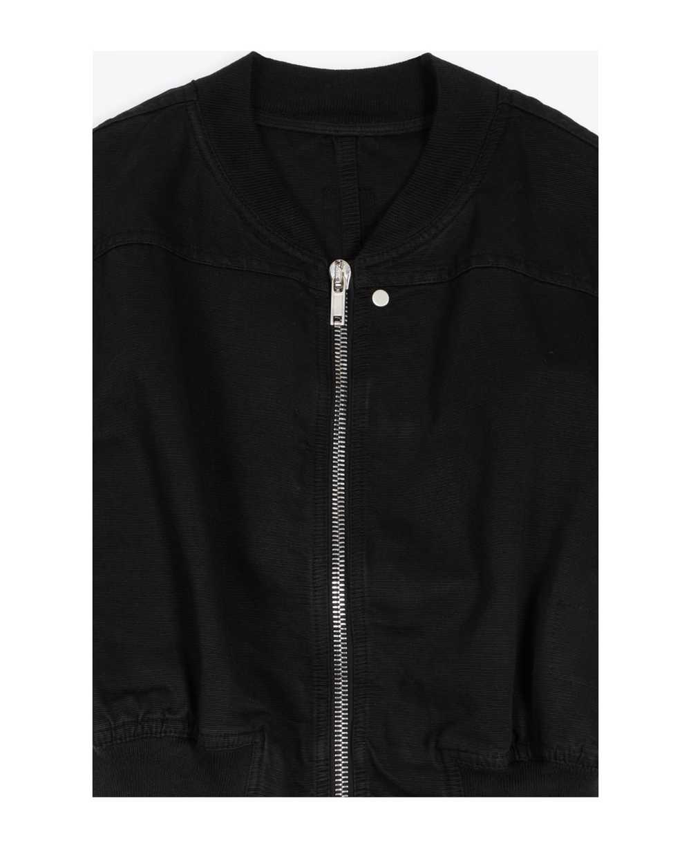 Rick Owens DRKSHDW Babel Tatlin Bomber Black Cott… - image 3