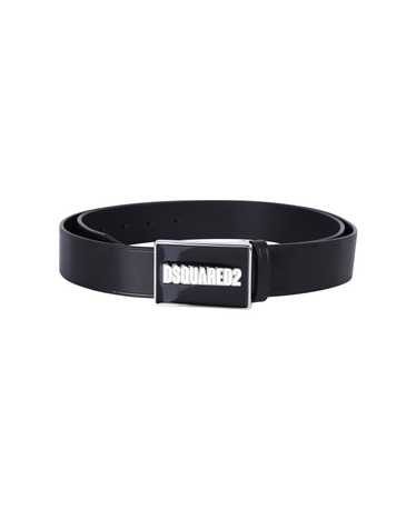 DSQUARED2 Logo Plaque Buckled Belt - image 1