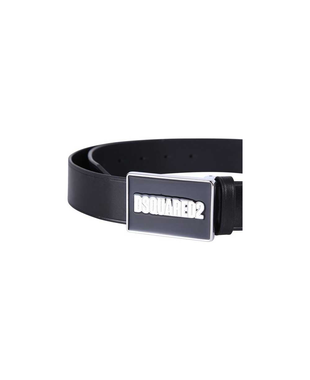 DSQUARED2 Logo Plaque Buckled Belt - image 2