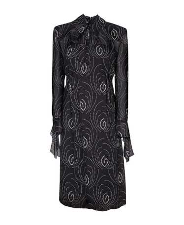 Prada All-over Geometric Printed Midi Dress