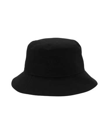 Burberry Black Cotton Blend Bucket Hat - image 1