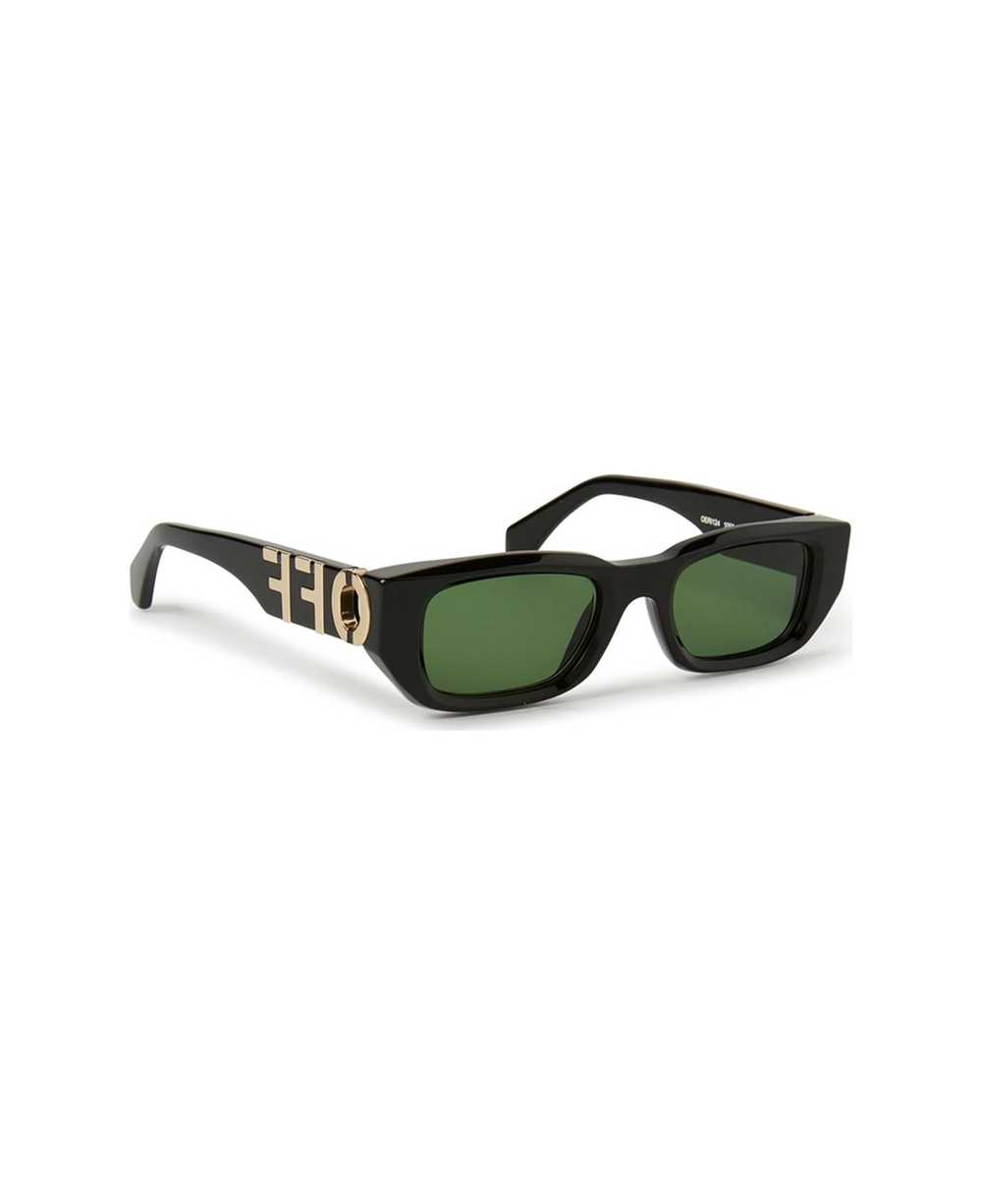 Off-White Oeri124 Fillmore 1055 Black Green Sungl… - image 2