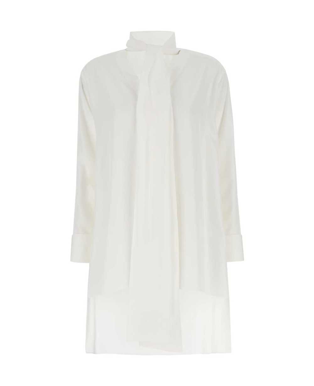 Loewe Ivory Crepe Oversize Blouse - image 1