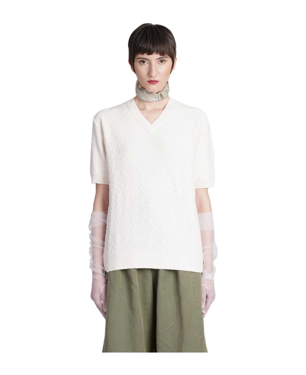 Maison Margiela Knitwear In White Cotton - image 1