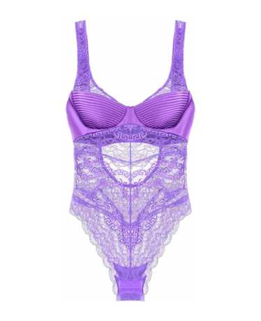 VERSACE Satin And Lace Bodysuit - image 1