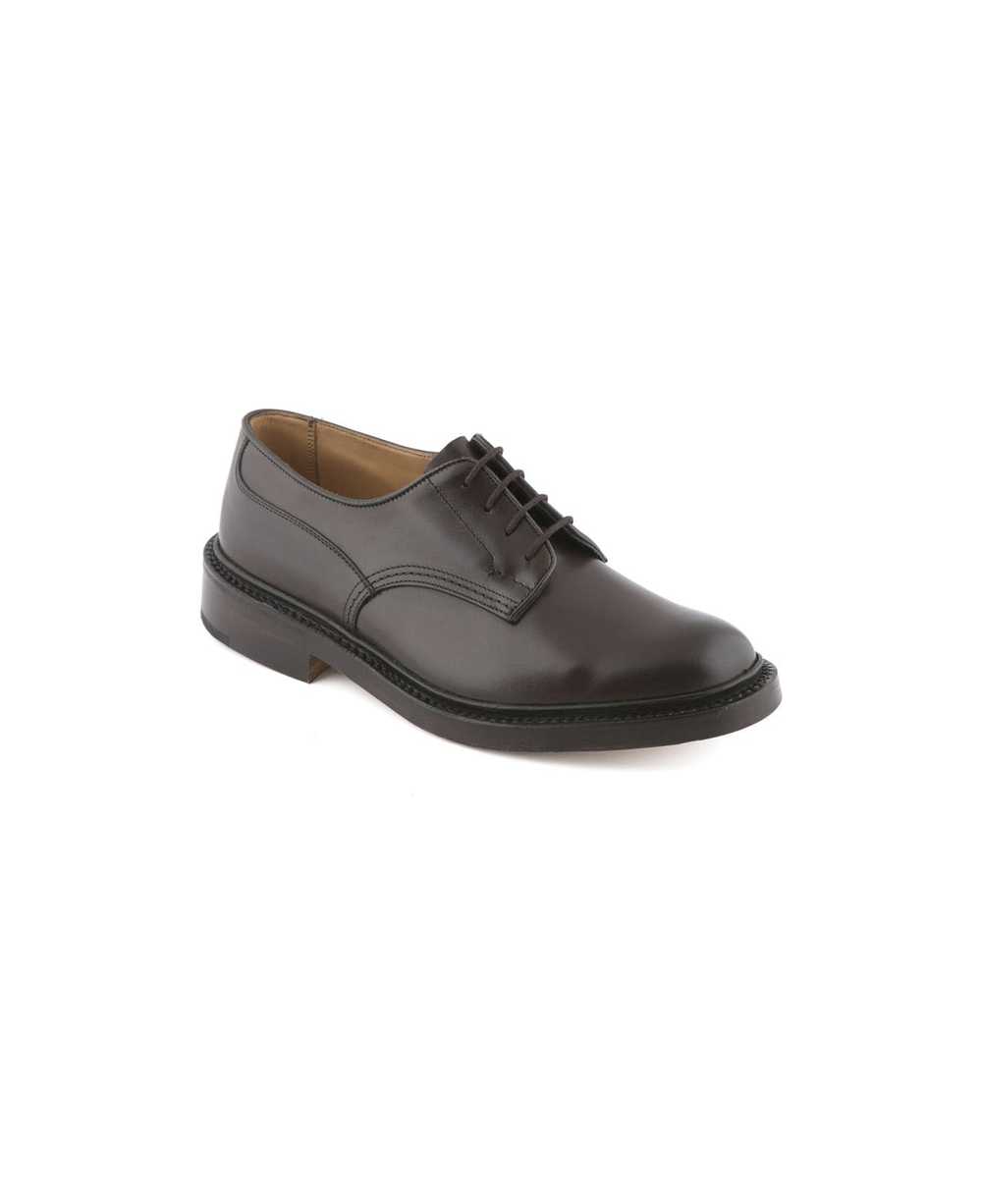 Tricker's Woodstock Espresso Burnished Calf Derby… - image 1