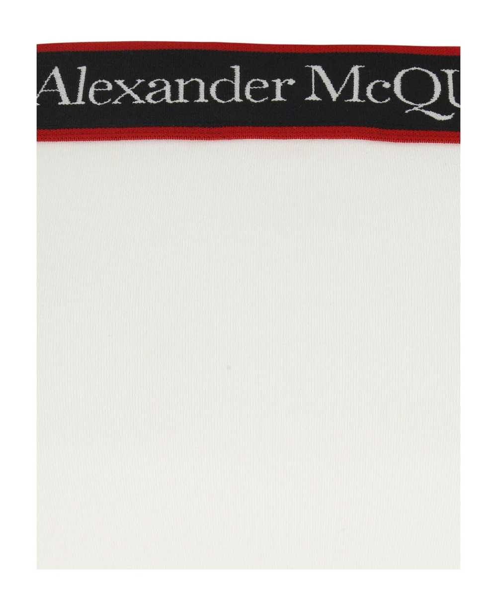 Alexander McQueen White Stretch Cotton Slip - image 3