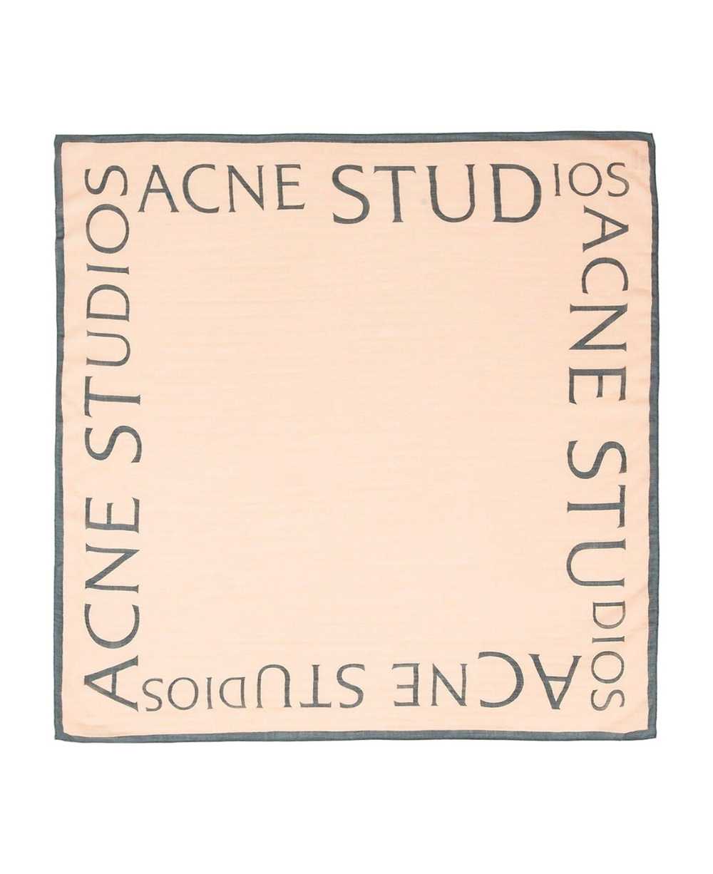 Acne Studios Logo Printed Square-shaped Scarf - image 1