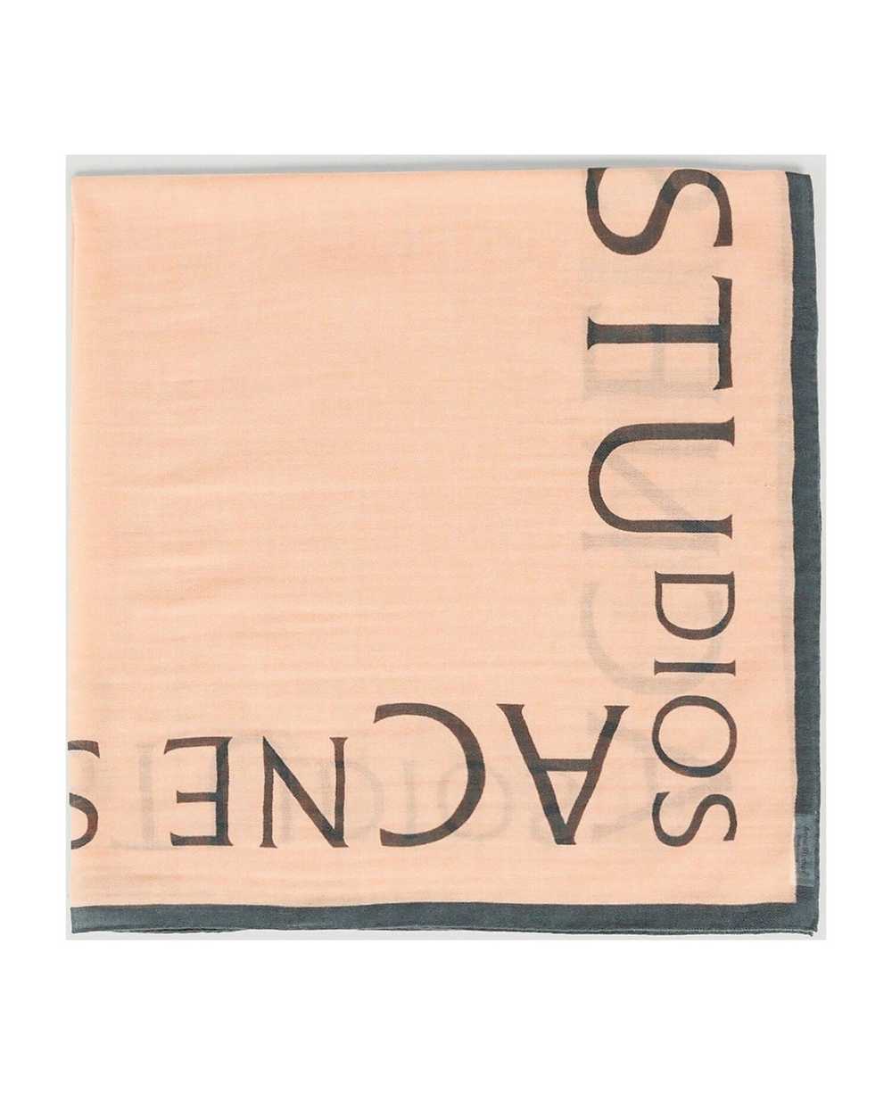 Acne Studios Logo Printed Square-shaped Scarf - image 2