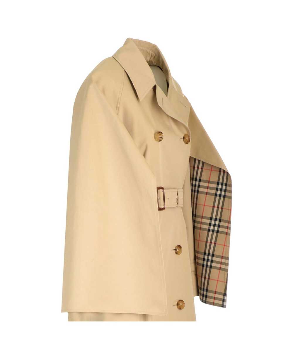 Burberry Trench Coat With Cape Sleeves - image 4