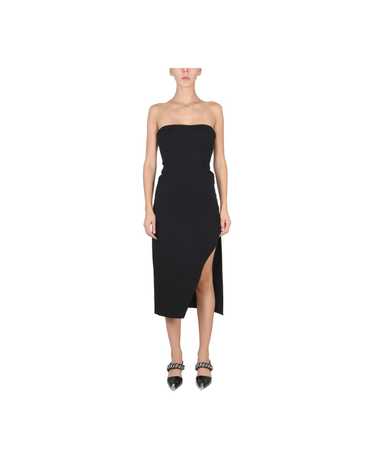 Alexander McQueen Strapless Midi Dress