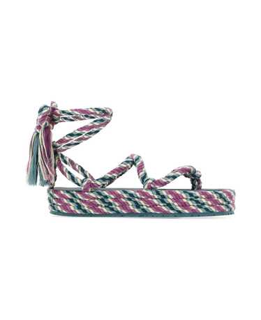 Isabel Marant Multicolor Cotton Erol Thong Sandals