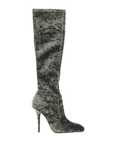 SAINT LAURENT Bonnie Velvet Boots - image 1