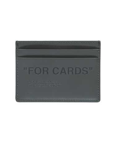 Off-White Leather Card Holder