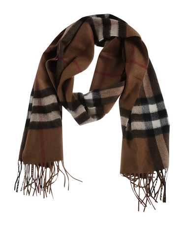 Burberry Check Fringed Scarf