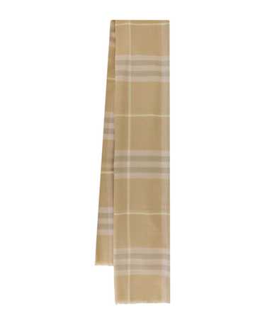 Burberry Wool Check Scarf