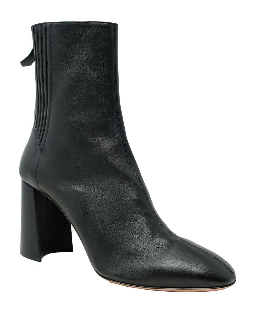 Aquazzura Nappa Black Leather Tres St Honore Boot… - image 2