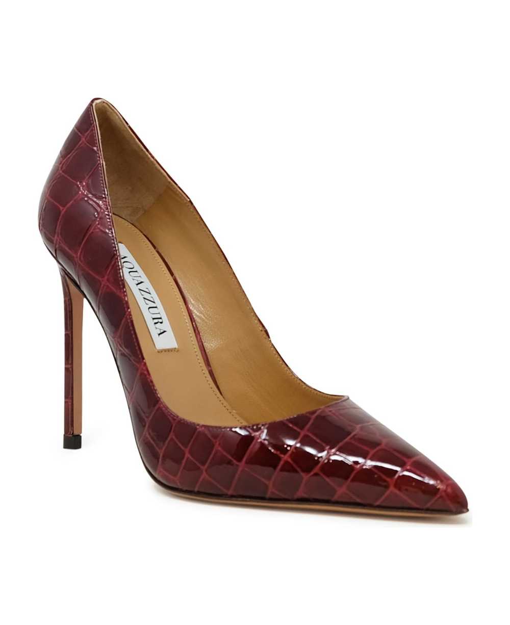 Aquazzura Brown Coco Printed Leather Purist Pump … - image 2