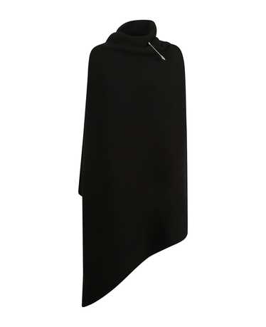 BALENCIAGA Ribbed Knit Wrap Cape