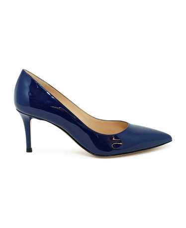 Gianvito Rossi G26770.70ric. Vernavy Navy Patent … - image 1